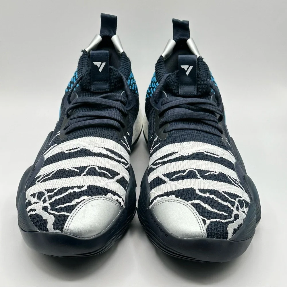 Men’s Adidas Trae Young Basketball Sneakers Blue WhiteSize 11 Sneakers ID2210 - Picture 2 of 11
